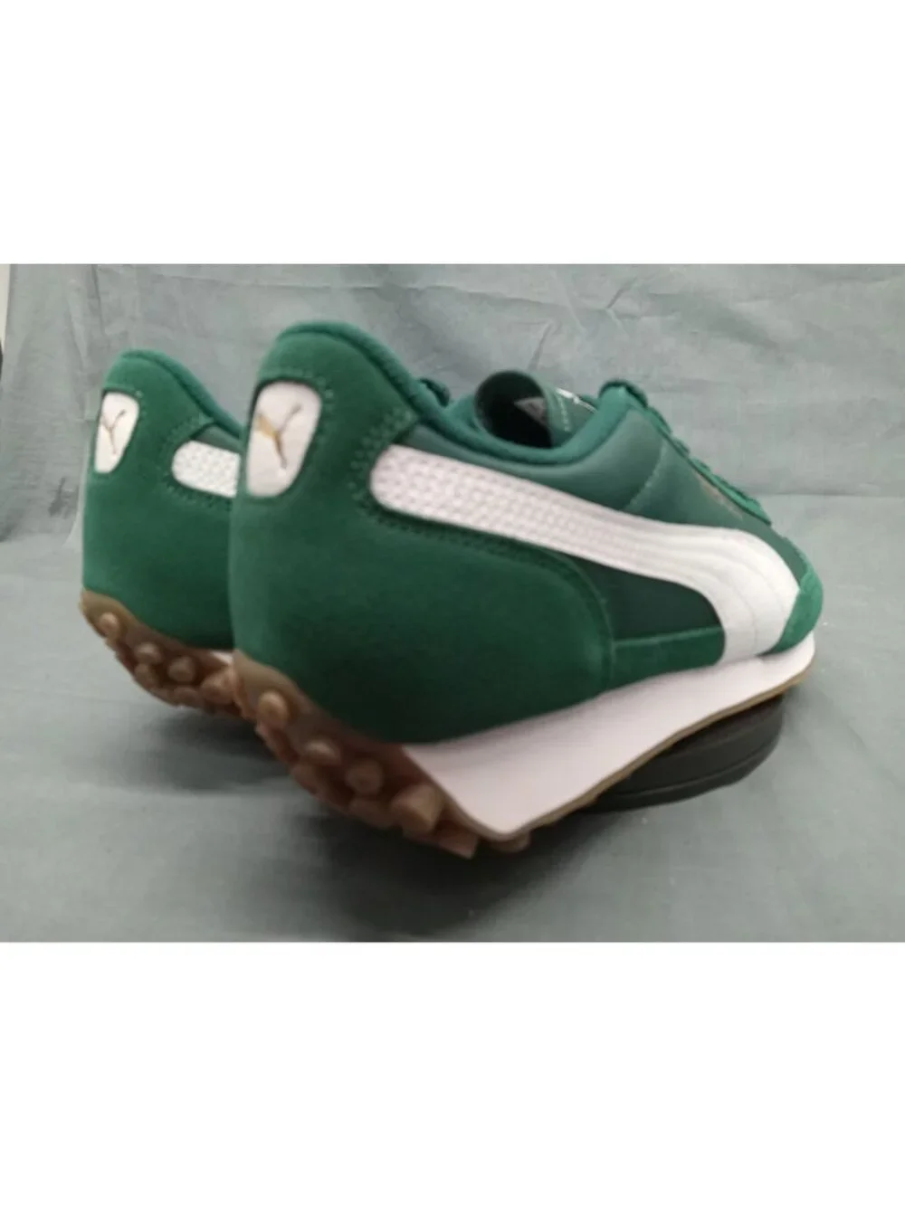 Puma Easy Rider Vintage Jr (GS) Dark Myrtle Green Puma Boys Size 7 NEW NO BOX!